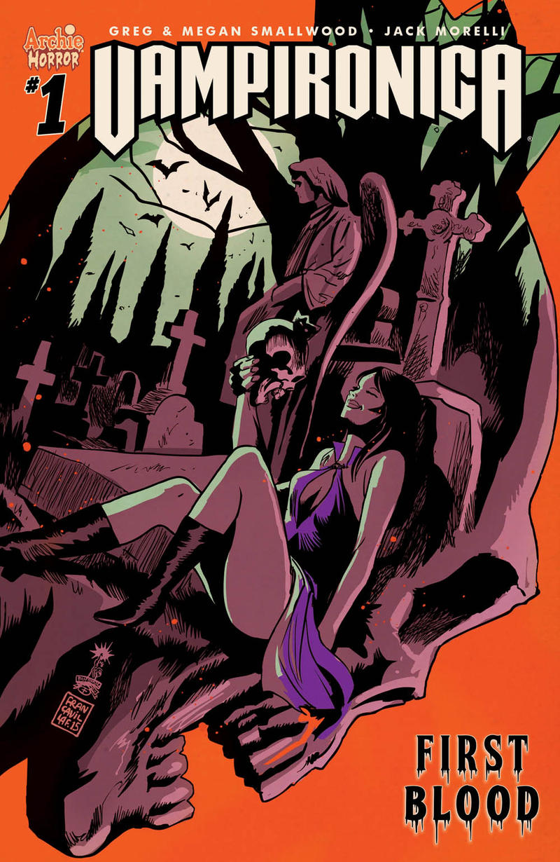 Vampironica #1 variant cover by Francesco Francavilla